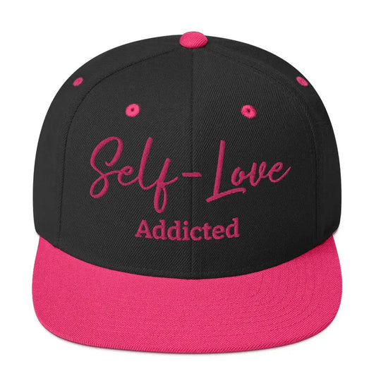 Self Love Addicted Snapback Hat with Embroidery - STREET STYLE