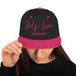 Self Love Addicted Snapback Hat with Embroidery - STREET STYLE