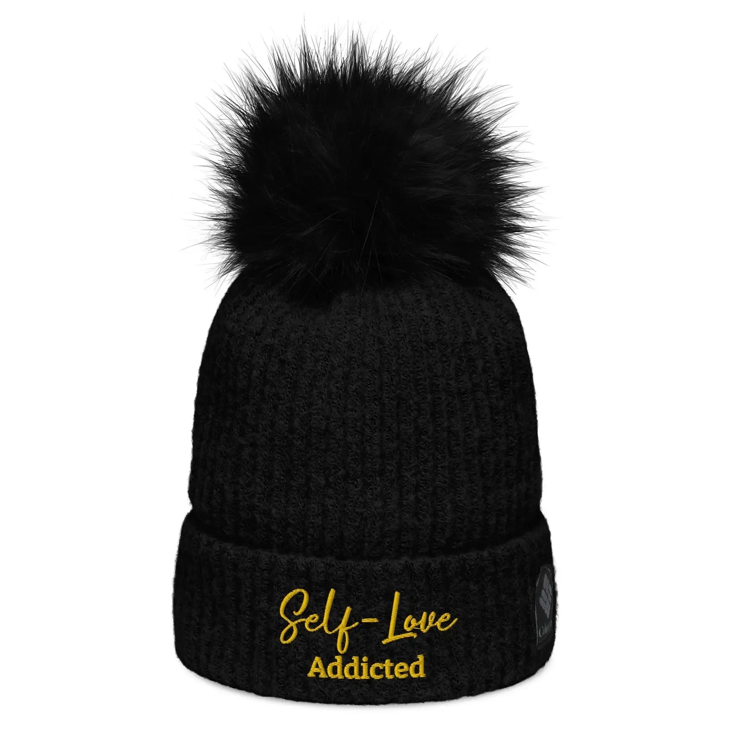 Winter Hats - Self Love - Columbia pom-pom beanie with Embroidery - STREET STYLE