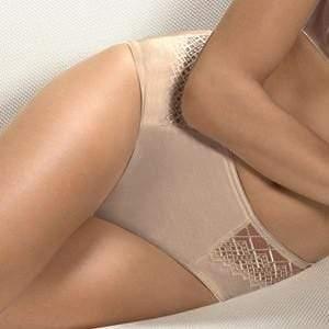 Sheer Side Mid Rise Brief Panty Conturelle Joy - STREET STYLE