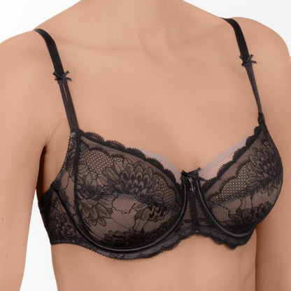 Semi Sheer Lace Full Figure Bra Conturelle Whisper - STREET STYLE
