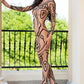 Sheer Mesh Tatto Bodystocking Chilirose Onyx - STREET STYLE