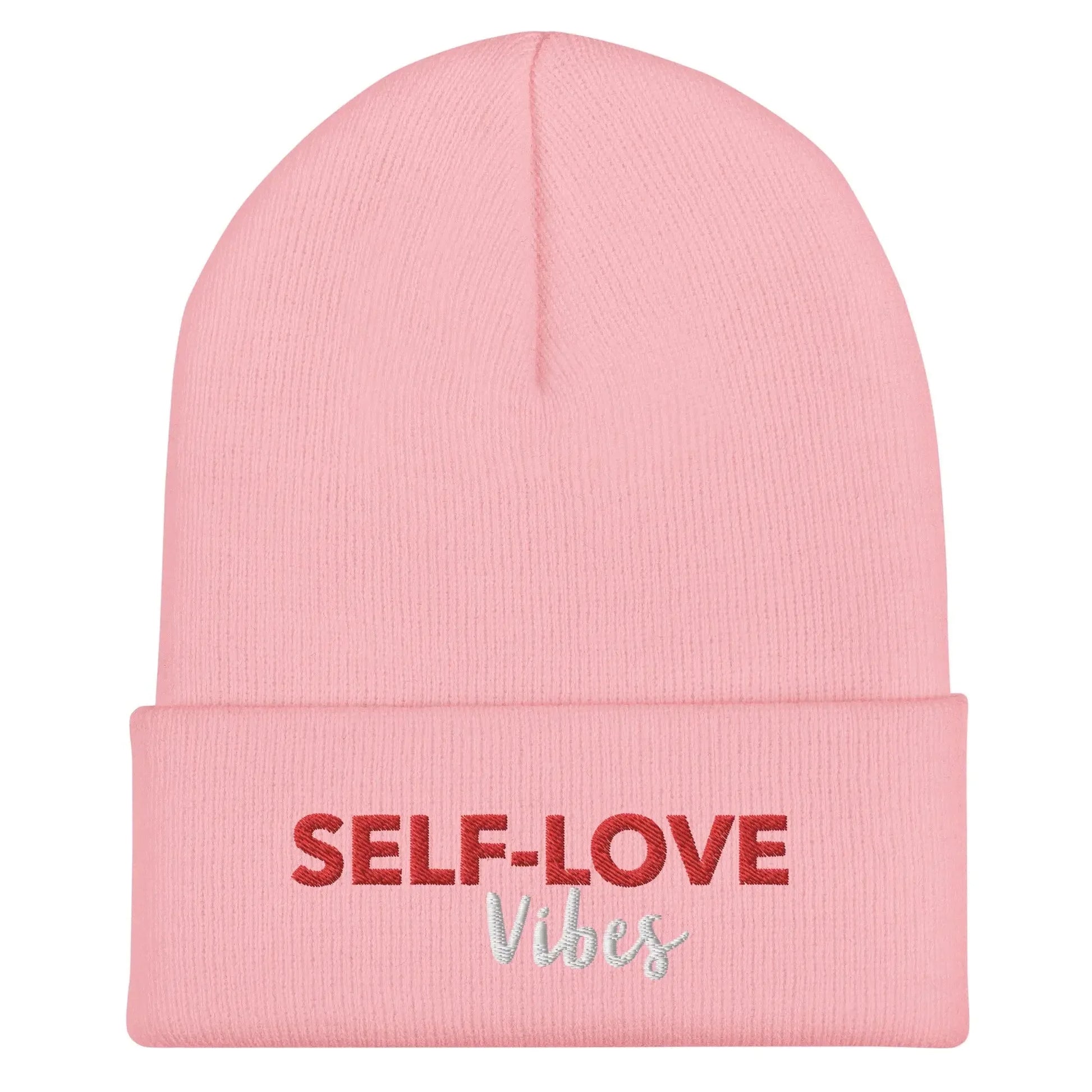 SELF- LOVE VIBES Cuffed Beanie - STREET STYLE
