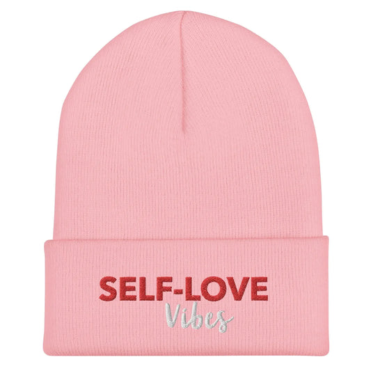 SELF- LOVE VIBES Cuffed Beanie - STREET STYLE