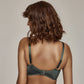 Half-Padded Lace Underwire Bra Emerald - STREET STYLE