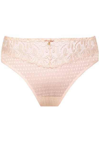 Sheer Mesh Tulle Embroidered Brief Panty Donna - STREET STYLE