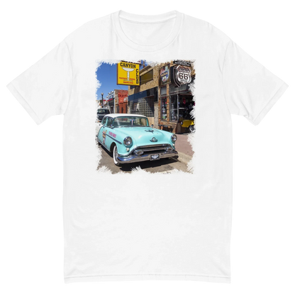 T-shirt Vintage Route 66 con Auto d'Epoca Americana - STREET STYLE