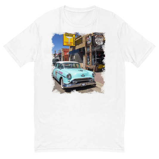 T-shirt Vintage Route 66 con Auto d'Epoca Americana - STREET STYLE