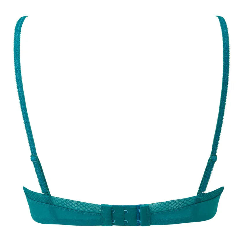 Gossard Glossies Sheer Molded Bra Emerald - STREET STYLE