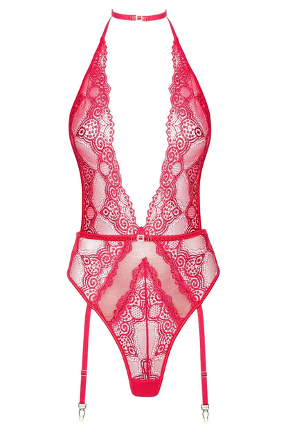 Deep Cleavage Backless Lace Teddy Beauty Night Adelaide - STREET STYLE