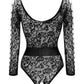Sexy Sheer Lace Bodysuit Beauty Night Dinora - STREET STYLE