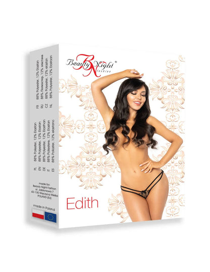 Sexy String Peek-A-Boo Panty Beauty Night Edith - STREET STYLE