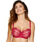Sheer Mesh Balconette Bra Gorteks Pamela Red - STREET STYLE