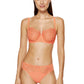 Sheer Mesh Balconette Bra Pamela Peach - STREET STYLE