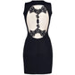 Axami Black Mini Dress Tropicana - STREET STYLE