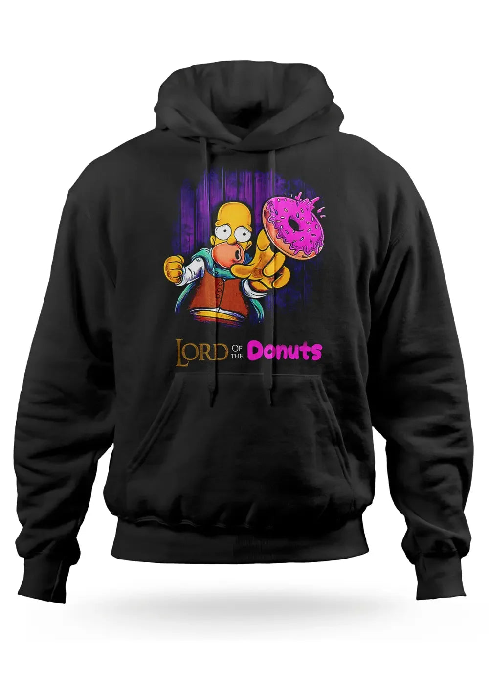 Felpa Con Cappuccio Homer Simpson Lord of Donuts - STREET STYLE