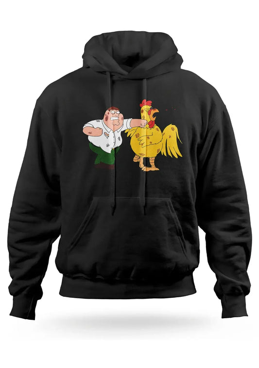 Felpa Con Cappuccio Peter Griffin vs Chicken - STREET STYLE