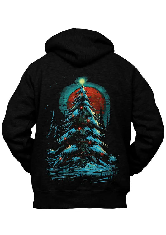 Felpa con Cappuccio Retro Albero di Natale Urban - STREET STYLE