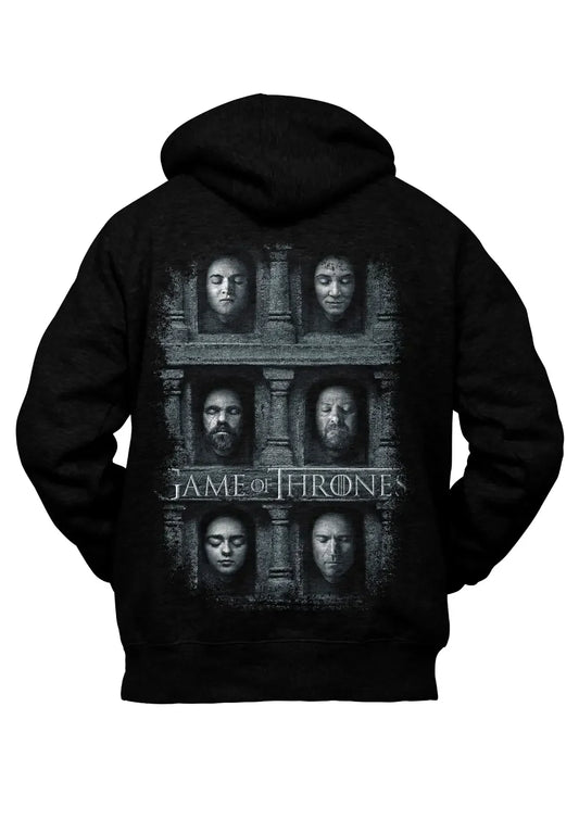 Felpa con Cappuccio Game of Thrones Retro Nera - STREET STYLE