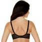 Sheer Full Figure Bra Gorteks Fiore Black - STREET STYLE