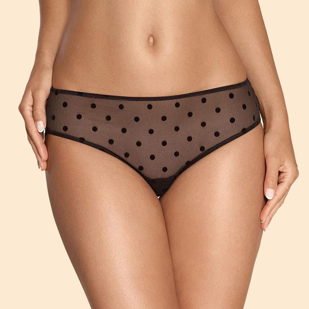Ajour Capriccio Sheer Polka Dot Bikini Panty - STREET STYLE