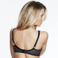 Full Figure Semi Sheer Bra Dominique Elise Black - STREET STYLE