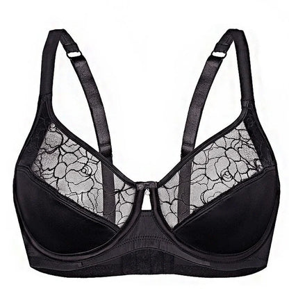 Sassa Marvelous Satin Semi Sheer Bra - STREET STYLE