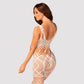Sexy Cutouts Crotchless Bodystocking Obsessive White - STREET STYLE