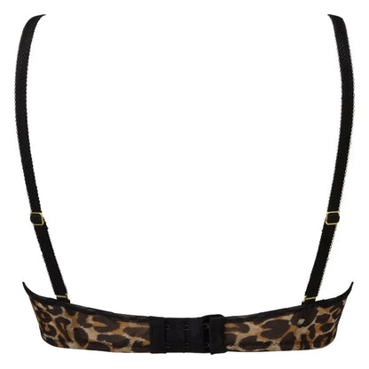 Gossard Glossies Leopard Print Sheer Bra - STREET STYLE