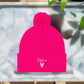 Self Love - Pom-Pom Beanie - Winter Beanie with Embroidery - STREET STYLE
