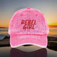 Vintage Cap REBEL GIRL Vintage Cotton Twill Cap - STREET STYLE