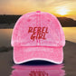 Vintage Cap REBEL GIRL Vintage Cotton Twill Cap - STREET STYLE
