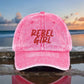 Vintage Cap REBEL GIRL Vintage Cotton Twill Cap - STREET STYLE
