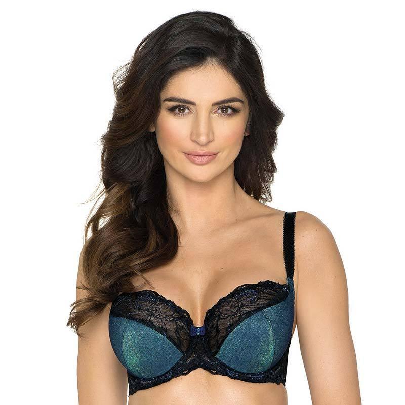 Half Padded Bra Full Figure Cups Gorteks Ariel - STREET STYLE