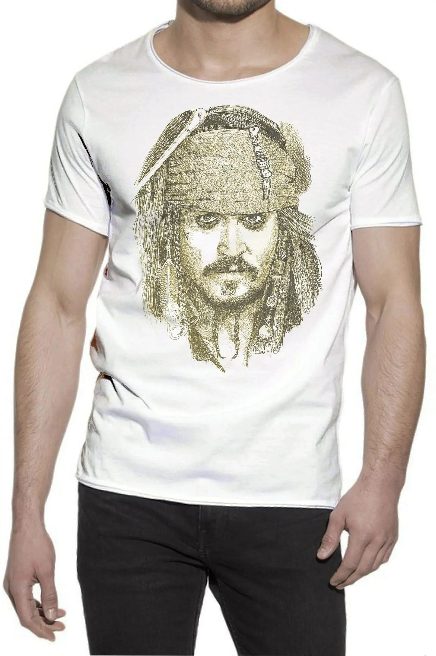 Maglietta streetwear uomo bianca con stampa urbana, stile street style cotone fiammato