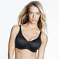 Lace Everyday Full Figure Bra Dominique Lila Black - STREET STYLE