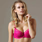 Lace Overlay Full Figure Bra Lauma Vivian Pink - STREET STYLE