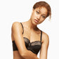 Longline Strapless Padded Lace Bra Escape Black | Blush Lingerie - STREET STYLE