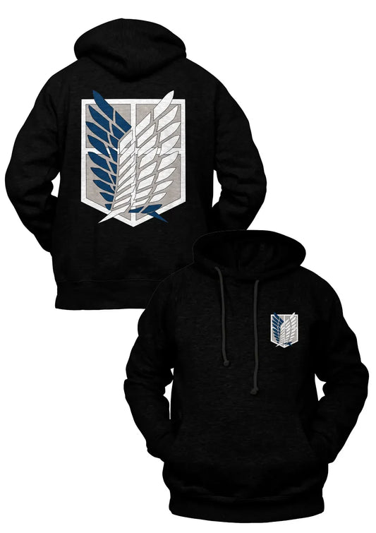 Felpa con cappuccio Corpo di Ricerca Attack on Titan L'attacco dei Giganti Anime - STREET STYLE