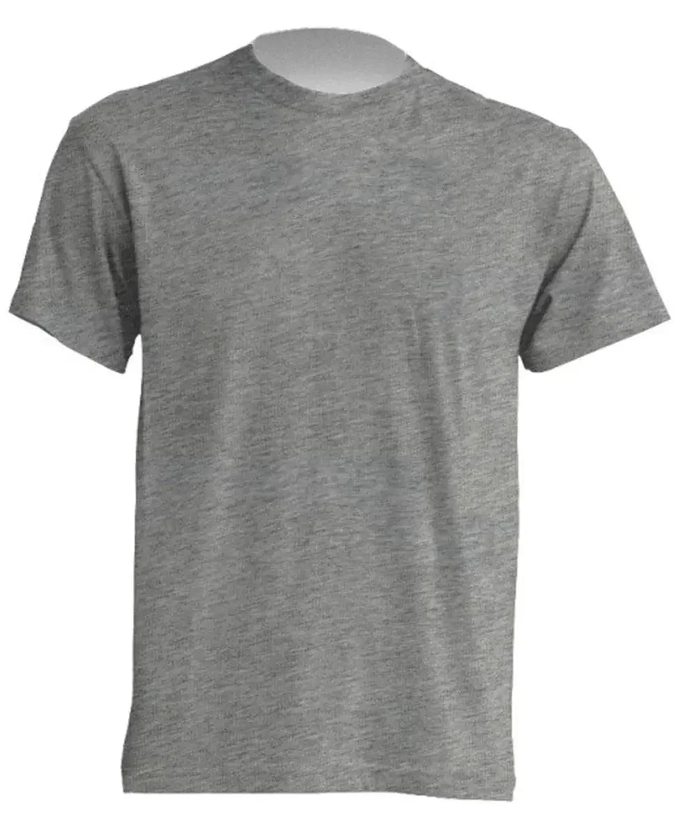 T-shirt uomo grigia basic streetwear, stile essenziale, moda urban Street Style Rimini