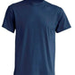 T-shirt uomo blu basic stile streetwear essenziale, ideale per outfit urban.