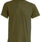 T-shirt uomo verde militare, modello streetwear essenziale, stile urbano Street Style Rimini