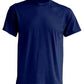 T-shirt uomo blu navy basic streetwear, stile essenziale Street Style Rimini