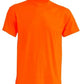 T-shirt arancione uomo streetwear essenziale, stile urban Street Style Rimini