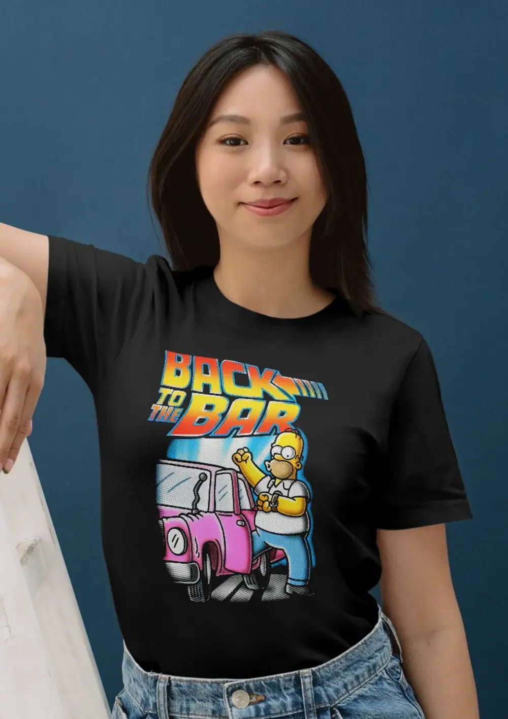 T-Shirt Maglietta Homer Simpson Back to the bar - STREET STYLE