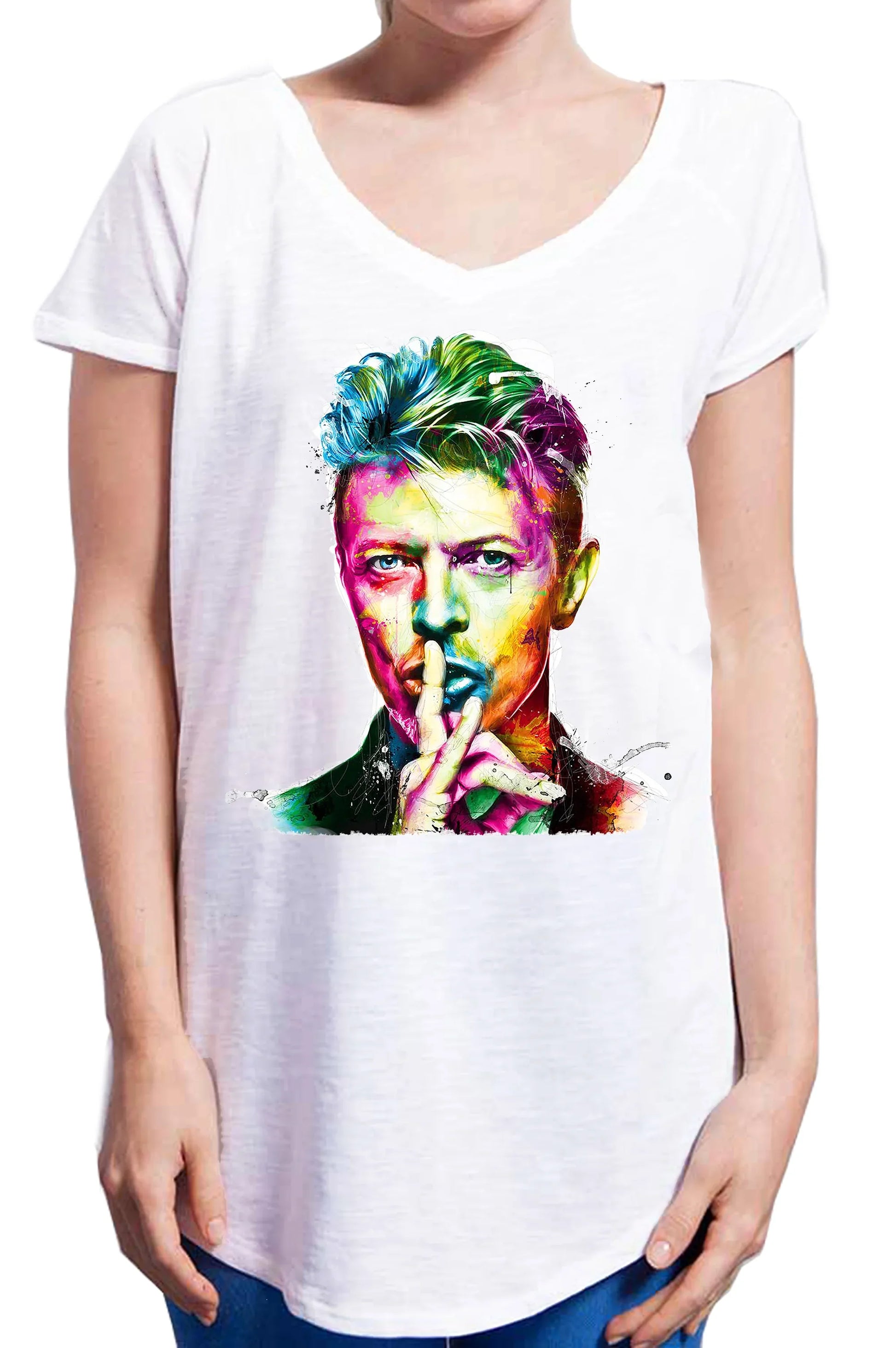 David Bowie 18-20-9-3 Urban Slub Lady Donna Cotone 100% Fiammato JK - STREET STYLE