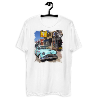 T-shirt Vintage Route 66 con Auto d'Epoca Americana - STREET STYLE