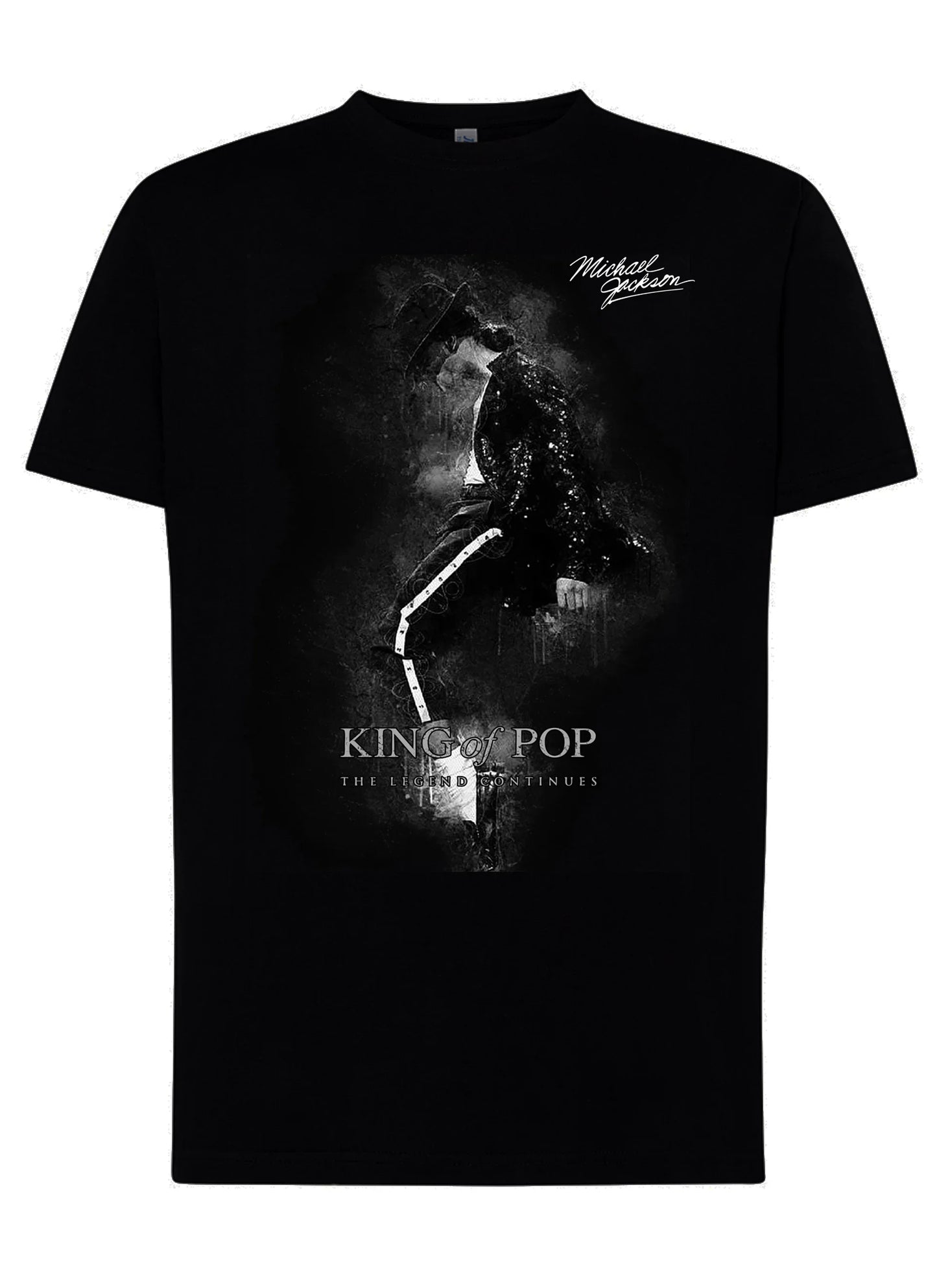 The Legend Michael Jackson Cantante Soggetto 18-20-49-3 T-shirt Urban Men Uomo 100% Cotone Pettinato JK - STREET STYLE