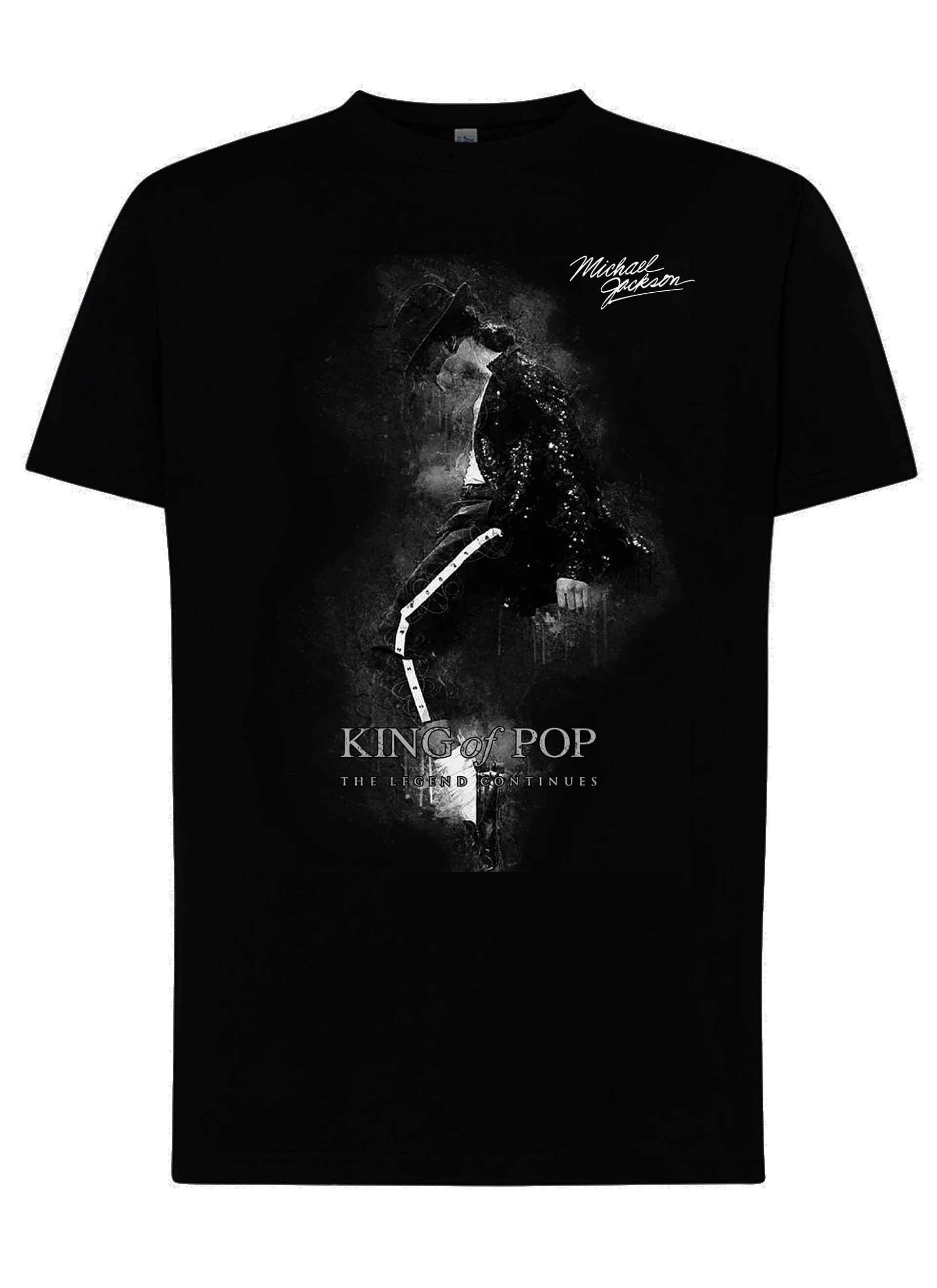 The Legend Michael Jackson Cantante Soggetto 18-20-49-3 T-shirt Urban Men Uomo 100% Cotone Pettinato JK - STREET STYLE