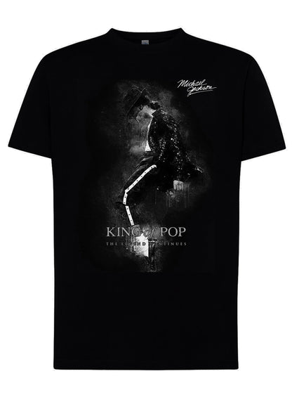 The Legend Michael Jackson Cantante Soggetto 18-20-49-3 T-shirt Urban Men Uomo 100% Cotone Pettinato JK - STREET STYLE